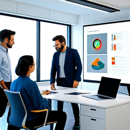 **Early Design Stage Visualization:**
    "A team of product designers in a bright, modern office, reviewing 3D models on a large screen, fully clothed, appropriate attire, safe for work, perfect anatomy, natural proportions, professional, collaborative atmosphere."