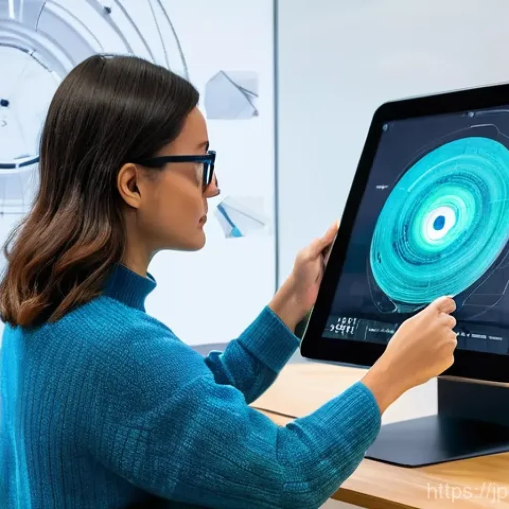 제품디자인 전문가로 성공하기 위한 자기 개발 계획 - **Prompt 1: A Visionary Designer's AI-Enhanced Workflow**
    A product designer in her early 30s, w...